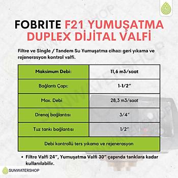 Fobrite F21 Yumu�atma Duplex Dijital Valfi