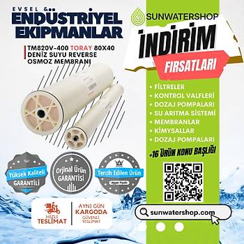 Toray TM820V 400 8040 Deniz Suyu Reverse Osmoz  Membran
