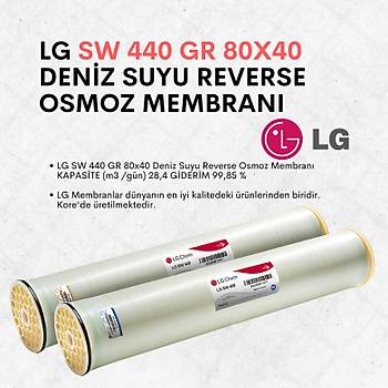 LG SW 440 GR  80x40 Deniz Suyu Reverse Osmoz Membran