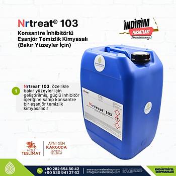 Konsantre �nhibit�rl� E�anj�r Temizlik Kimyasal� (Bak�r Y�zeyler ��in)