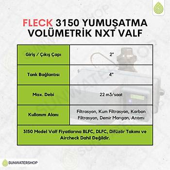 Fleck 3150 Yumu�atma 1800 Vol�metrik NXT Valf