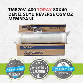 Toray TM820V 400 8040 Deniz Suyu Reverse Osmoz  Membran