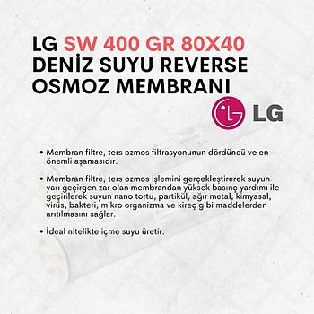 LG SW 400 GR  80x40 Deniz Suyu Reverse Osmoz Membran�