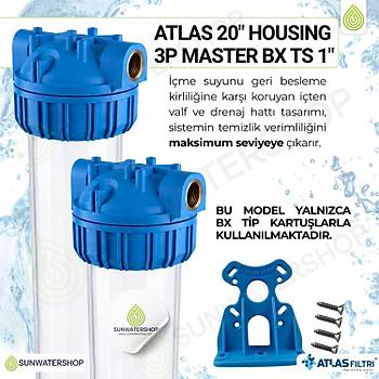 20� Housing 3P Master BX TS 1� Filtre Kab� Atlas