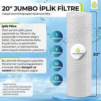 20'' Jumbo �plik Filtre