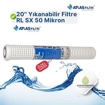 Atlas 20'' Ykanabilir Filtre  RL SX 50 Mikron