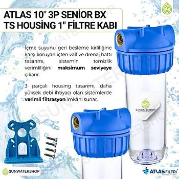 Atlas 10� 3P Senior BX TS Housing 1� Filtre Kab�