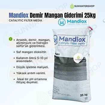 Mandiox Demir Mangan Giderimi 25kg