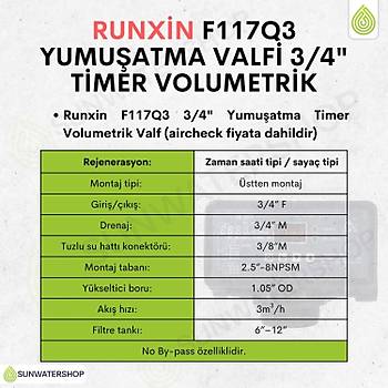 Runxin F117Q3 Yumu�atma Valfi  3/4
