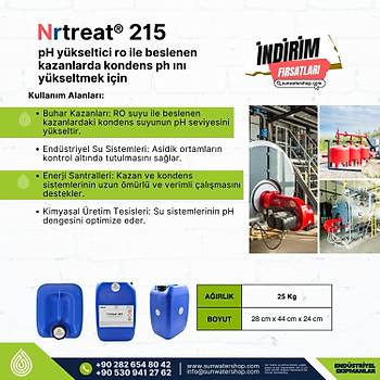 pH Y�kseltici (Ro ile beslenen kazanlarda kondens ph �n� y�kseltmek i�in)