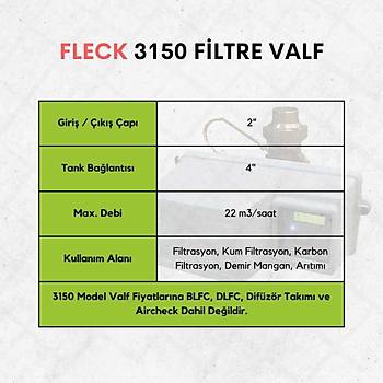 Fleck 3150 Filtre Valf
