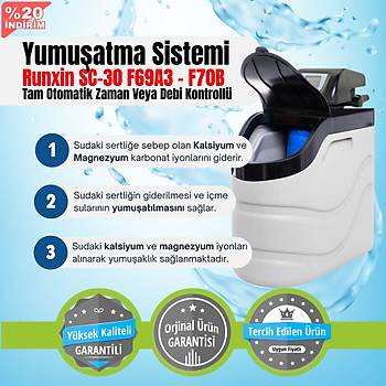 Yumuatma Sistemi Runxin SC-30 F69A3 - F70B (Swan Kabinet) Tam Otomatik Zaman Veya Debi Kontroll