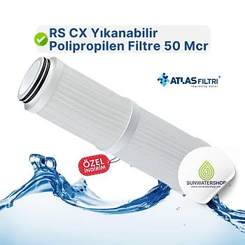 Atlas RS CX Ykanabilir Polipropilen Filtre 50 Mcr