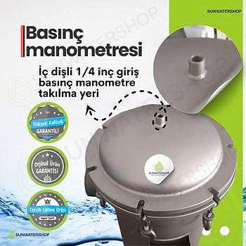 Bag Filtre 2'' DN50 ( Paslanmaz Torba Filtre -Gaf Filtre)