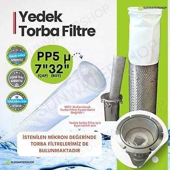 Demir Tutuculu Paslanmaz Torba Filtre 2'' DN50 (Bag Filtre-Gaf Filtre)