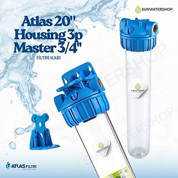 Atlas  20� Housing 3p Master 3/4'' Filtre Kab�