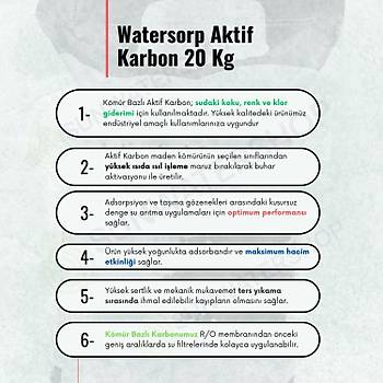 Watersorp 8x30 Aktif Karbon  20 kg (K�m�r Bazl�)