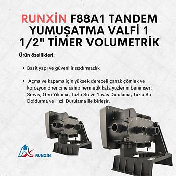 Runxin F88A1 Tandem Yumuatma Valfi 1 1/2