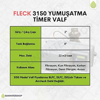 Fleck 3150 Yumu�atma 1800 Timer Valf
