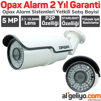 5MP Motorize 2.7-13.5MM Sony IMX335 Starlight F1.0 5X Optik Zoom IPC Kamera OPAX-4040