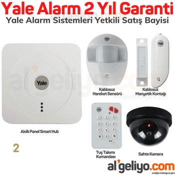 Yale Smart Home Akýllý Kablosuz Alarm SR-2100i - 60-2100-EU0I-SR-50-11