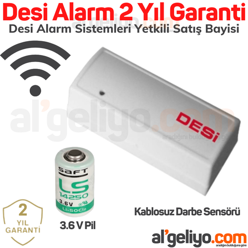 Desi Alarm Kablosuz Darbe Sensörü