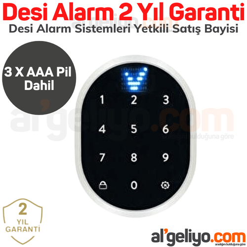 Desi Alarm Dokunmatik  Kablosuz Tu Takm V2