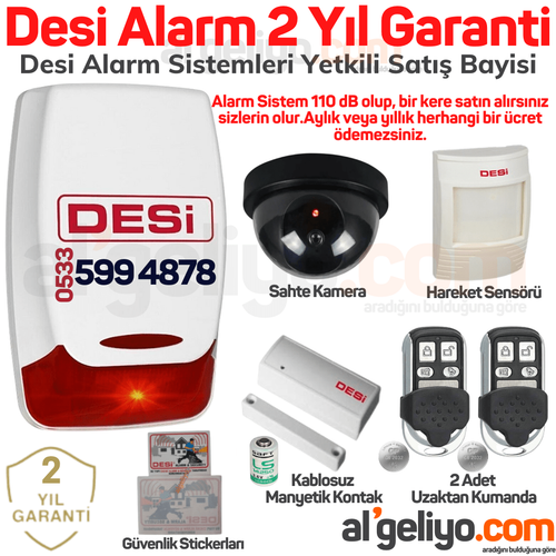 Desi Midline Plus Kablosuz Hrsz Alarm Sistemi