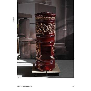 Rond Seramik Odun Sobas