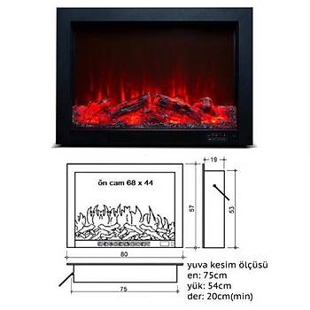 80 cm Elektrikli mine Metal ereve (Isl, Ses Efektli)