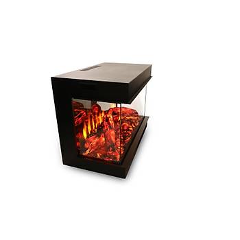 70 cm 3 Taraf Caml Elektrikli mine