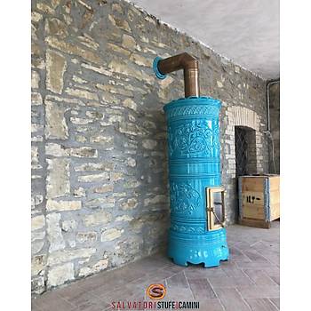 Rond Seramik Odun Sobas