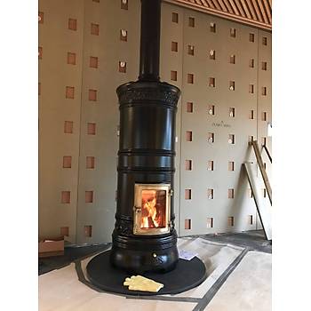 Rond Seramik Odun Sobas