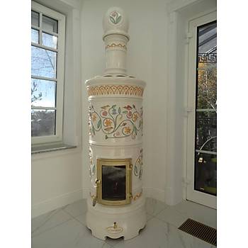 Rond Seramik Odun Sobas