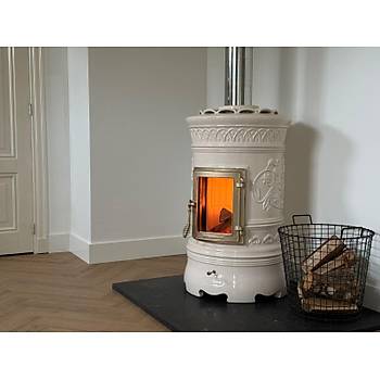 Rond Seramik Odun Sobas