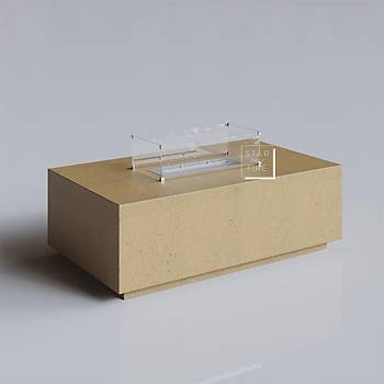 Stone Table Medium Bioethanol  Bahe Ate ukuru