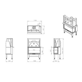 L Tipi Asansrl mine Haznesi 80 cm