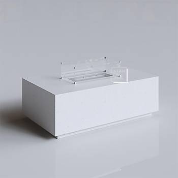 Stone Table Medium Bioethanol  Bahe Ate ukuru