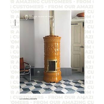 Rond Seramik Odun Sobas