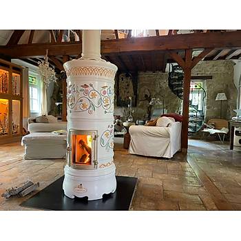 Rond Seramik Odun Sobas