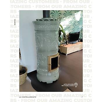 Rond Seramik Odun Sobas