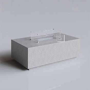 Stone Table Medium Bioethanol  Bahe Ate ukuru