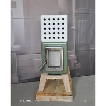 Cubi Stack Wood Seramik Odun Sobas