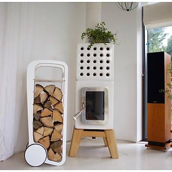 Cubi Stack Wood Seramik Odun Sobas