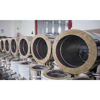 ift Cidarl Paslanmaz elik Boru 50cm 15-20 ap