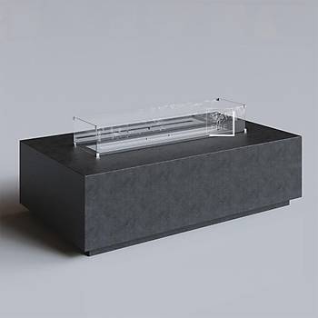 Stone Table Large Bioethanol  Bahe Ate ukuru