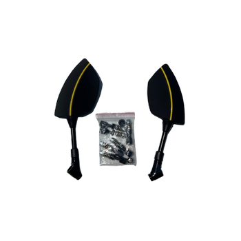 Motosiklet Ayna 426 Sar eritli niversal 8-10 mm Uyumlu Marka Model Fark Etmez