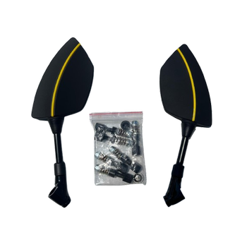 Motosiklet Ayna 426 Sar eritli niversal 8-10 mm Uyumlu Marka Model Fark Etmez