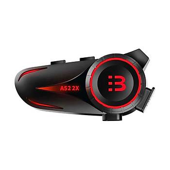 Fazer A52-2x 2 Kiilik Kask Bluetooth Kulaklk Mikrofon Seti - Interkom