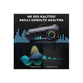 Jk-700 Jiekai Intercom Motosiklet Kask Kulaklk Interkom Tm Kasklara Uyumludur Ikl Mekanizma